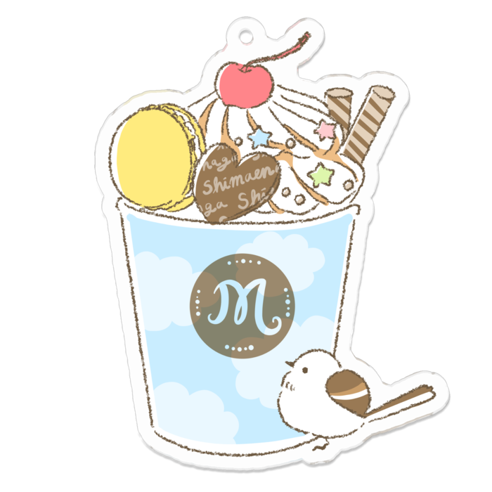 アクリルキーホルダー - 70 x 70 (mm)