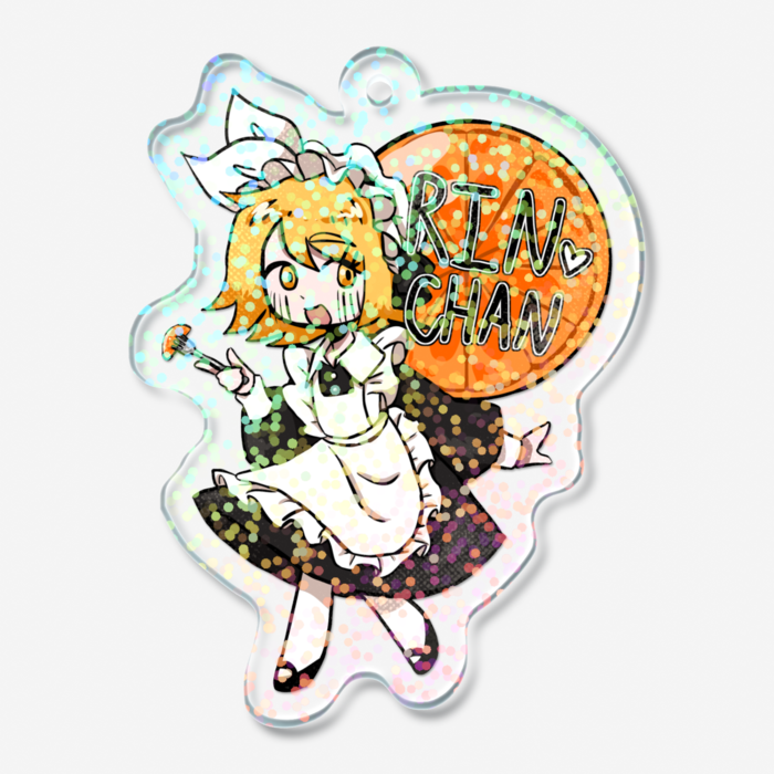ホログラムアクリルキーホルダー - 50 × 50mm