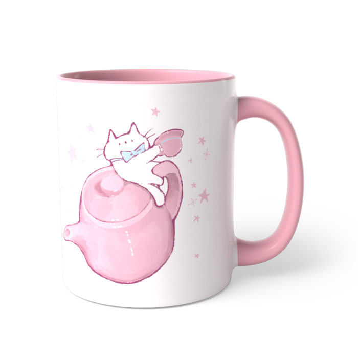 ツートンカラーマグカップ - 直径 8.2cm / 高さ 9.5cm