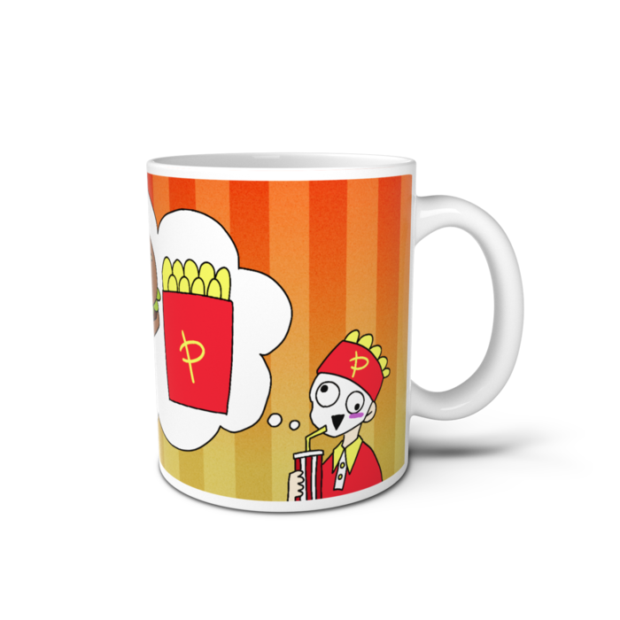 マグカップ - 直径 8 cm / 高さ 9.5 cm