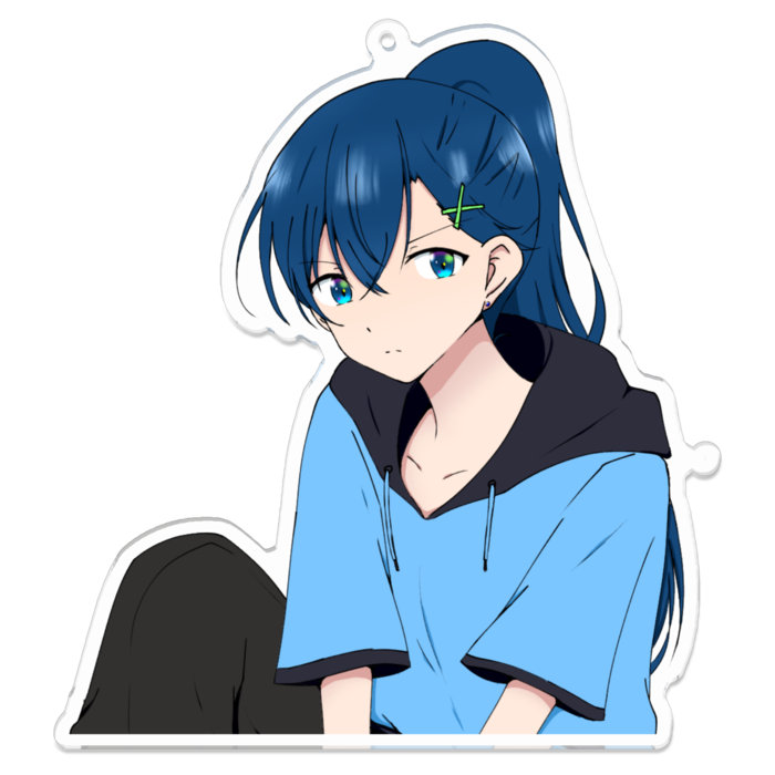 アクリルキーホルダー（コーティング） - 100 x 100 (mm)