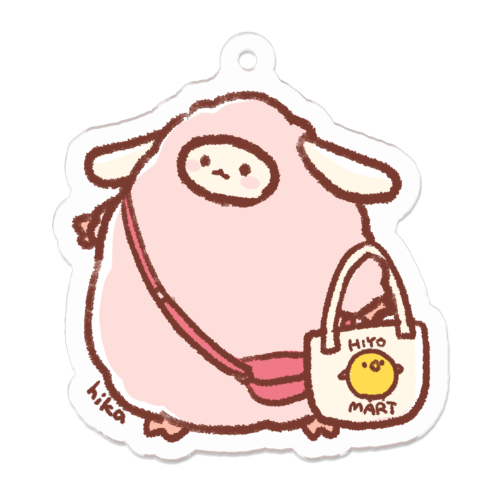 アクリルキーホルダー - 50 x 50 (mm)