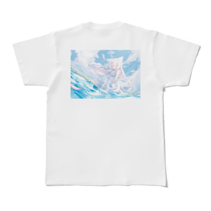 Tシャツ - M - 白(表情2)