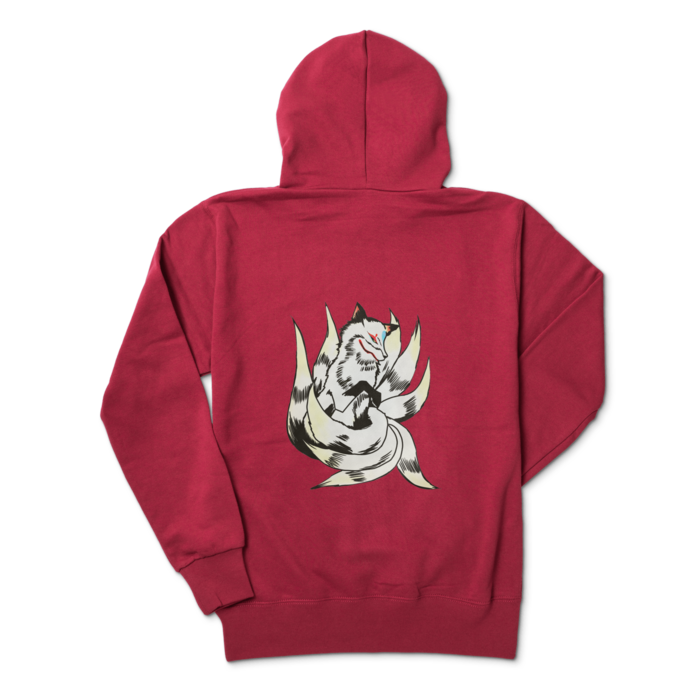 ジップパーカー - M - バーガンディ