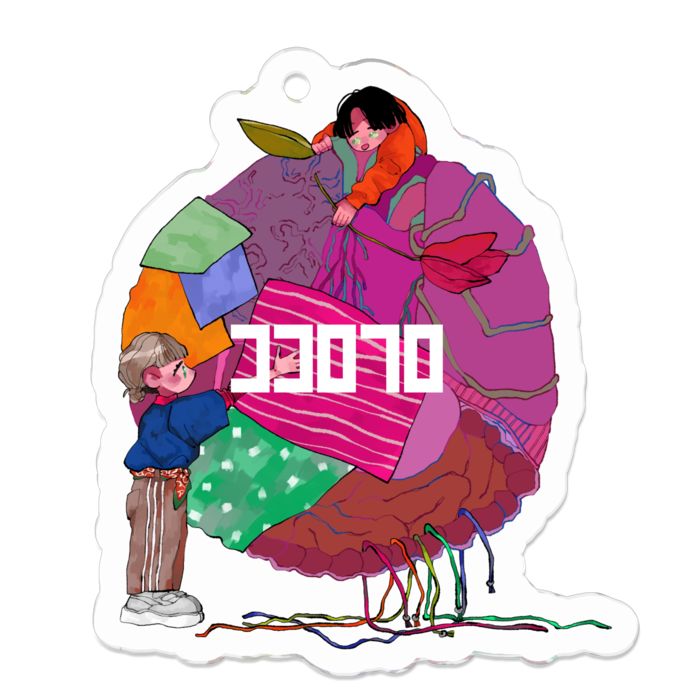 アクリルキーホルダー - 50 x 50 (mm)