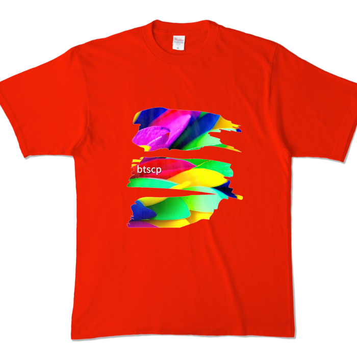 カラーTシャツ - XL - レッド (濃色)