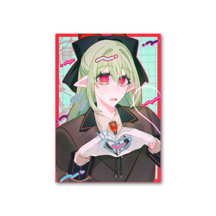 フォト風カード - 縦 - 片面