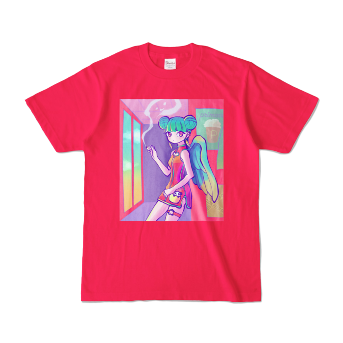 カラーTシャツ - S - ホットピンク (濃色)