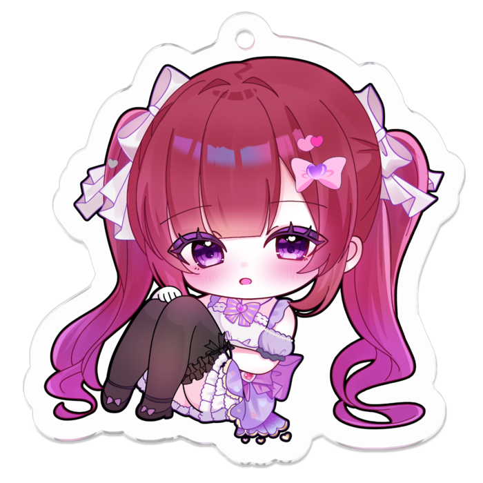 アクリルキーホルダー（コーティング） - 50 x 50 (mm)