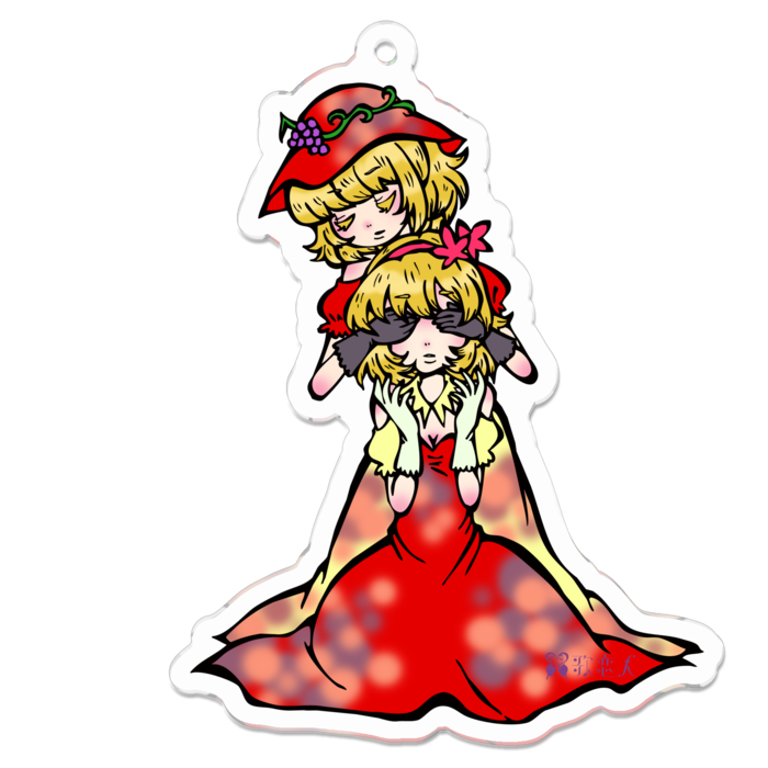 アクリルキーホルダー - 70 x 70 (mm)
