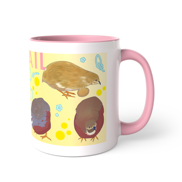 ツートンカラーマグカップ - 直径 8.2cm / 高さ 9.5cm