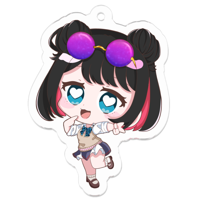 アクリルキーホルダー - 50 x 50 (mm)