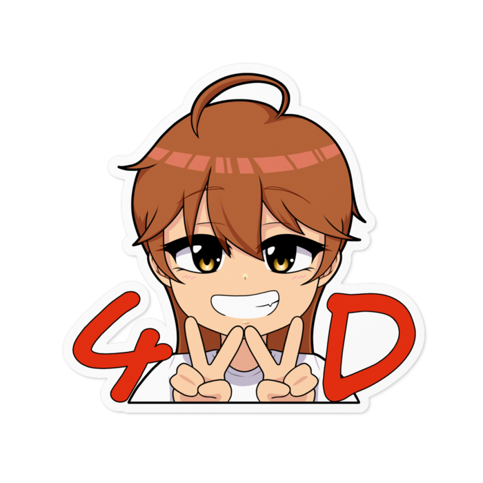 ステッカー - 100 x 100 (mm)