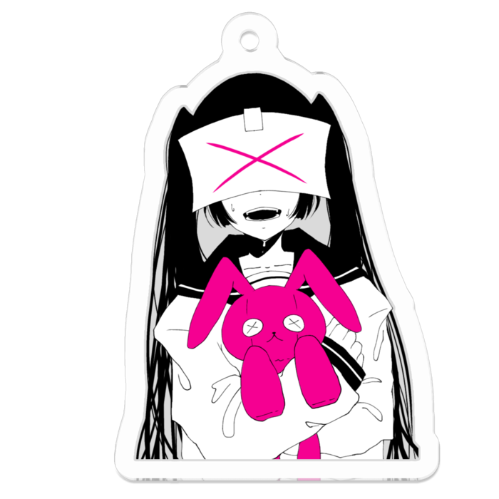 アクリルキーホルダー（コーティング） - 50 x 50 (mm)