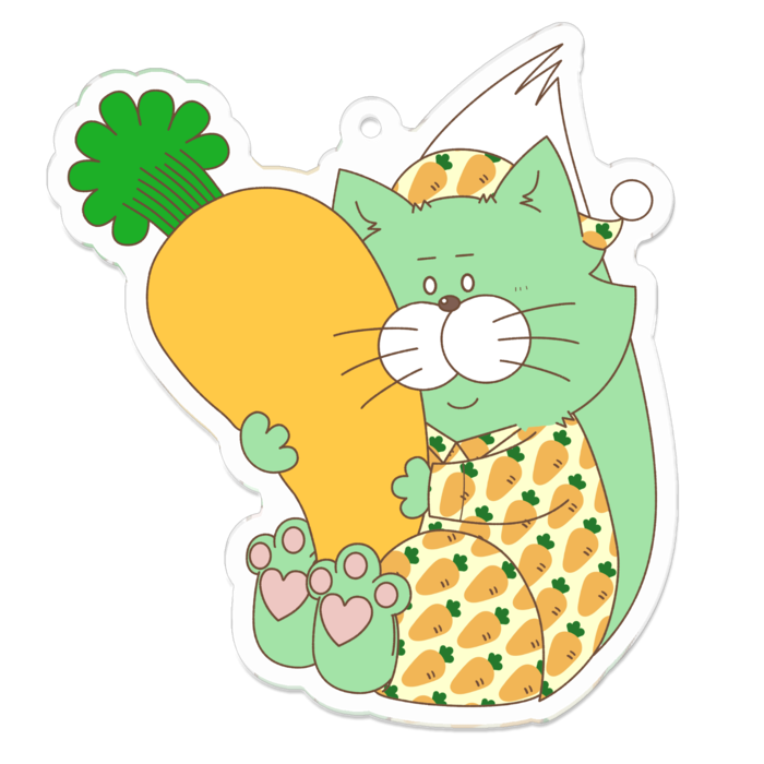 アクリルキーホルダー - 70 x 70 (mm)