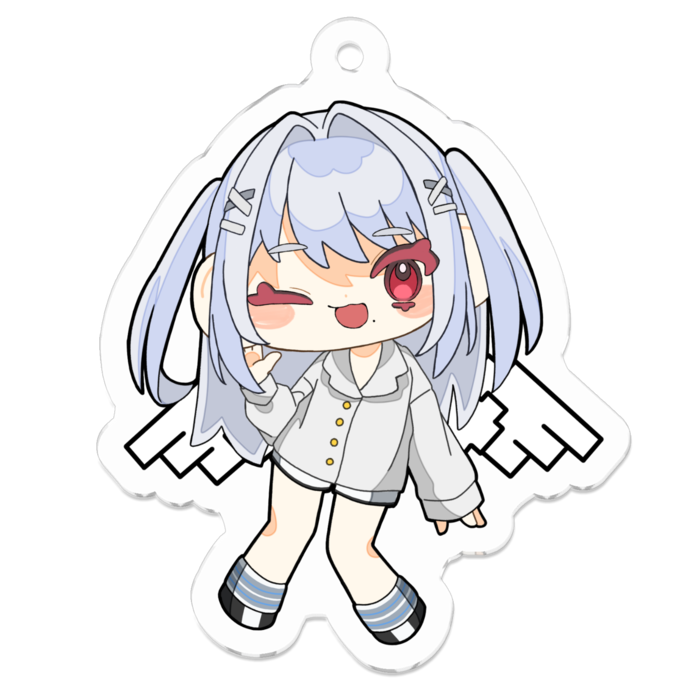 アクリルキーホルダー - 50 x 50 (mm)