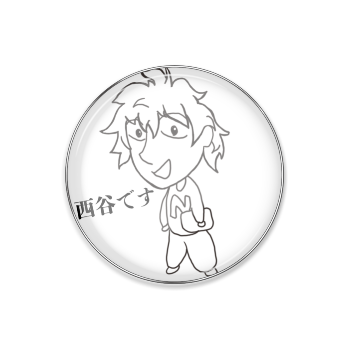 ピンバッジ - 丸形25mm
