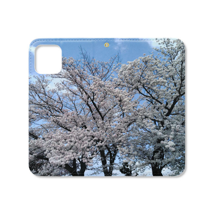 手帳型iPhoneケース（ベルトなし） - iPhone 11 Pro - ストラップ穴 あり