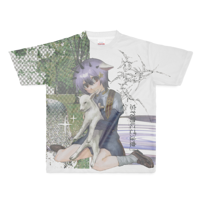 フルグラフィックTシャツ - M - 正面印刷のみ