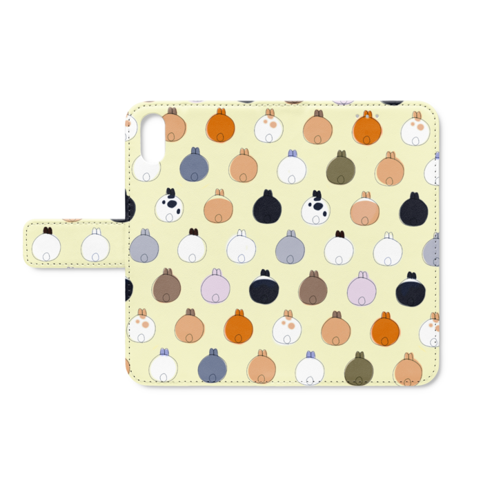 手帳型iPhoneケース - iPhone XS / X - ストラップ穴 なし