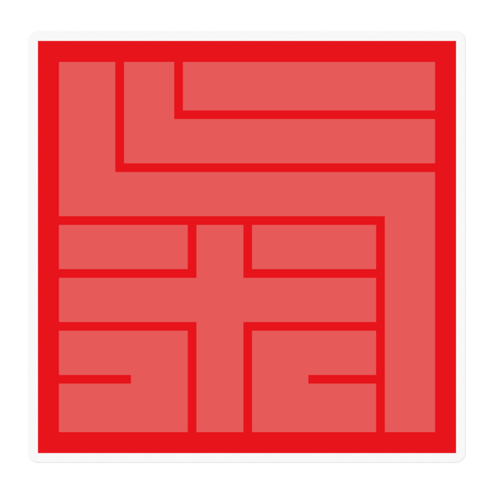 ステッカー - 100 x 100 (mm)