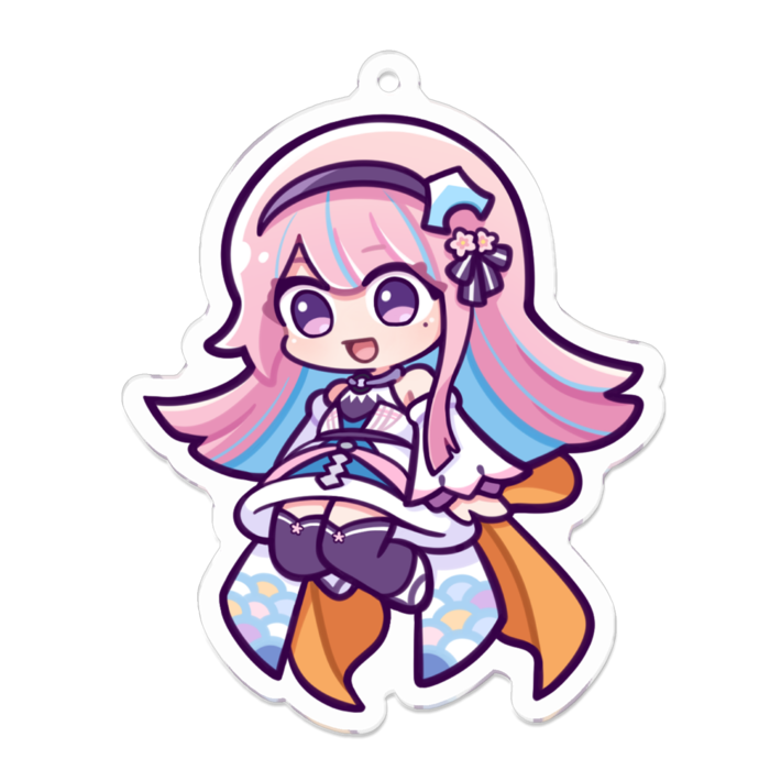 アクリルキーホルダー - 70 x 70 (mm)