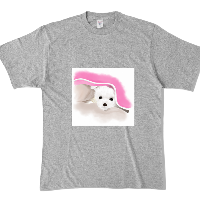 カラーTシャツ - XL - 杢グレー (濃色)