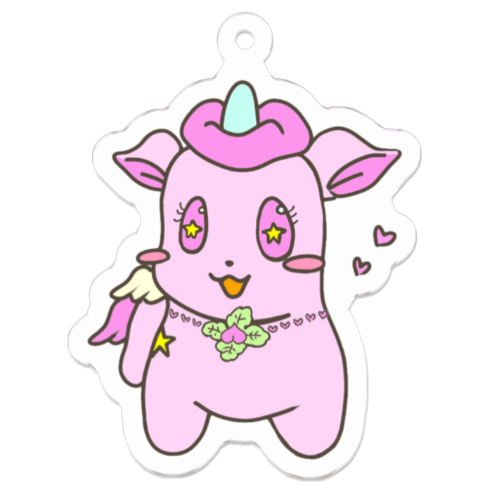 アクリルキーホルダー - 50 x 50 (mm)