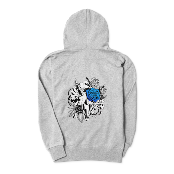 ジップパーカー - S - 杢グレー