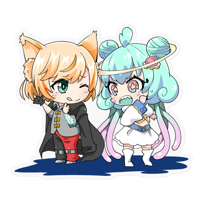 ステッカー - 100 x 100 (mm)