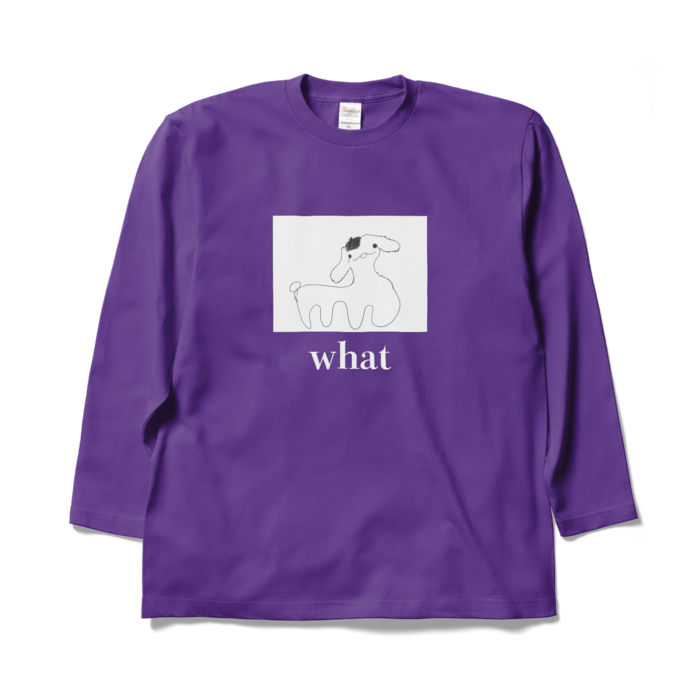 ロングスリーブTシャツ - XL - パープル