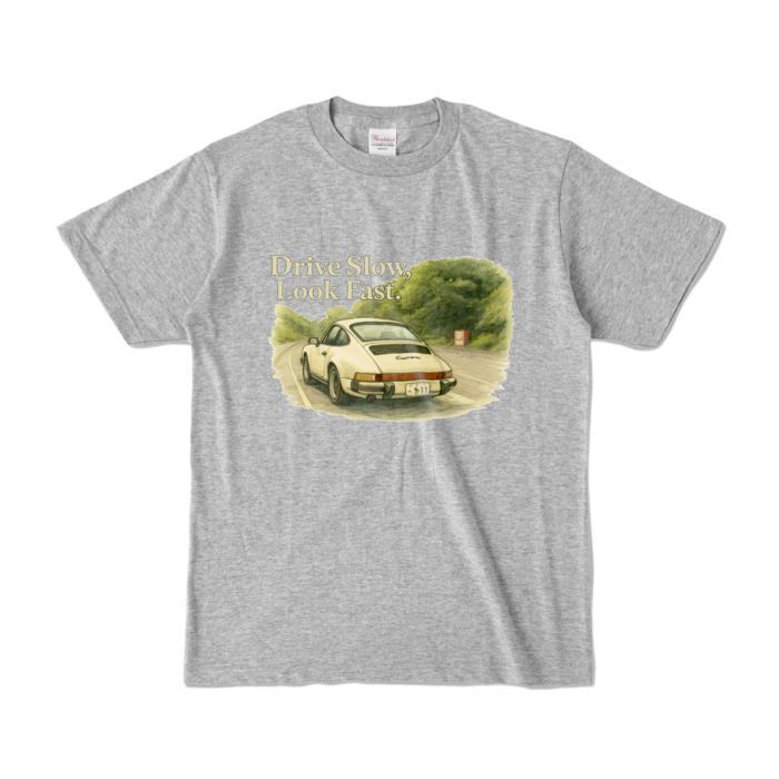 カラーTシャツ - S - 杢グレー (濃色)