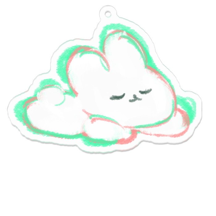 アクリルキーホルダー - 70 x 70 (mm)