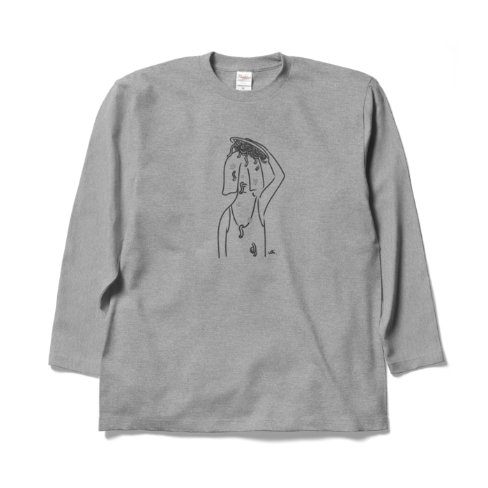 ロングスリーブTシャツ - XL - 杢グレー