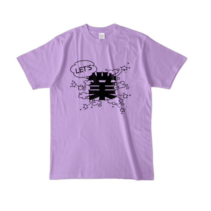 カラーTシャツ - L - ライトパープル (淡色)