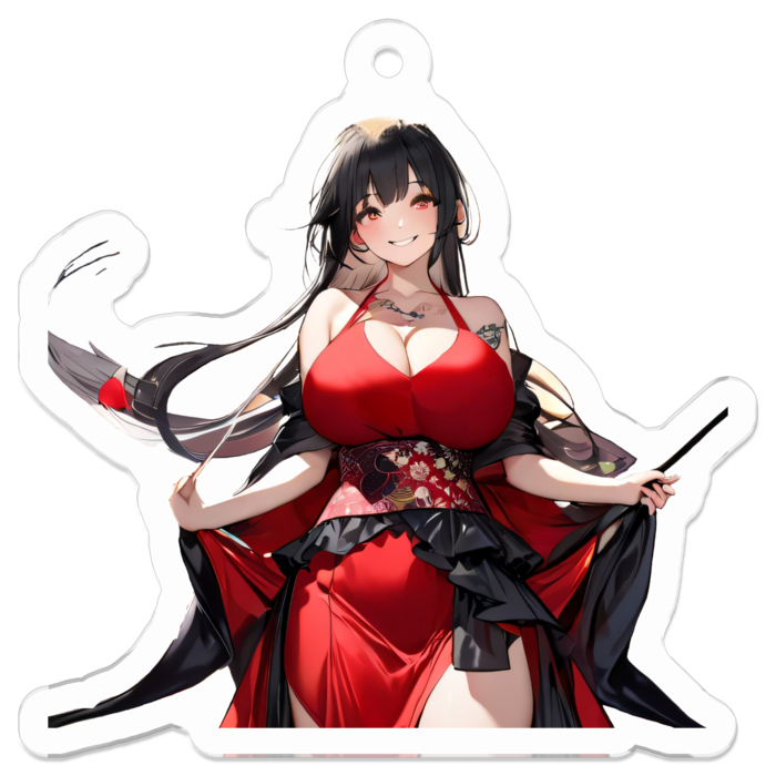 アクリルキーホルダー - 50 x 50 (mm)