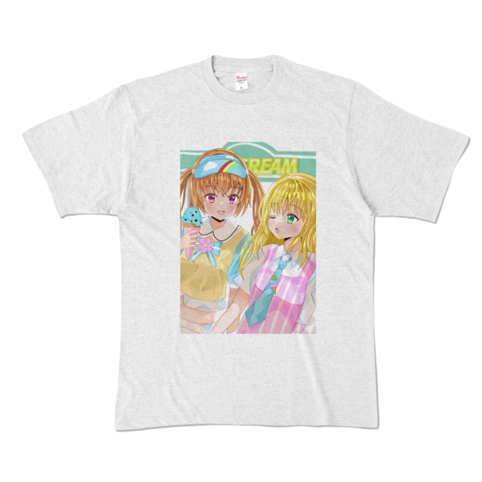 カラーTシャツ - XL - アッシュ (淡色)