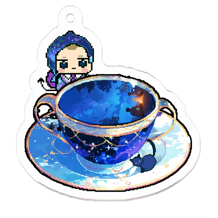 アクリルキーホルダー - 50 x 50 (mm)