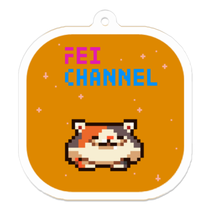 アクリルキーホルダー - 50 x 50 (mm)