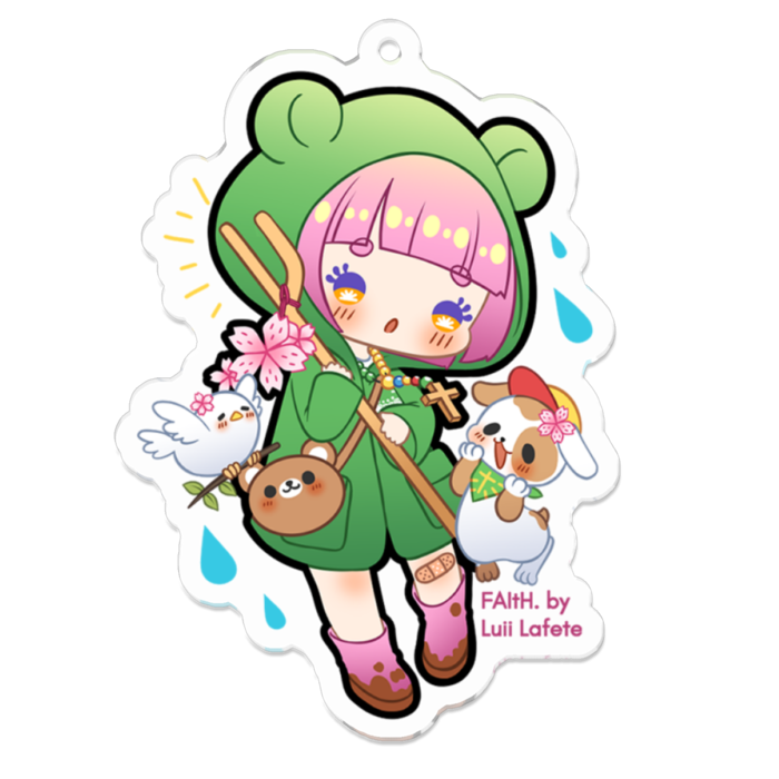 アクリルキーホルダー - 70 x 70 (mm)