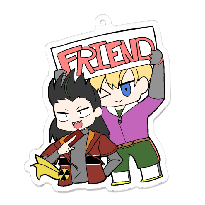 アクリルキーホルダー - 70 x 70 (mm)