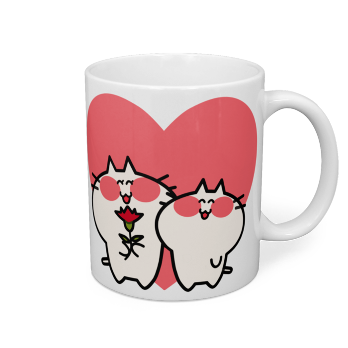 マグカップ - 直径 8 cm / 高さ 9.5 cm
