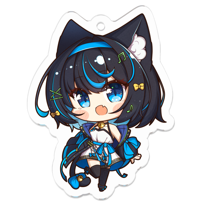 アクリルキーホルダー（コーティング） - 50 x 50 (mm)