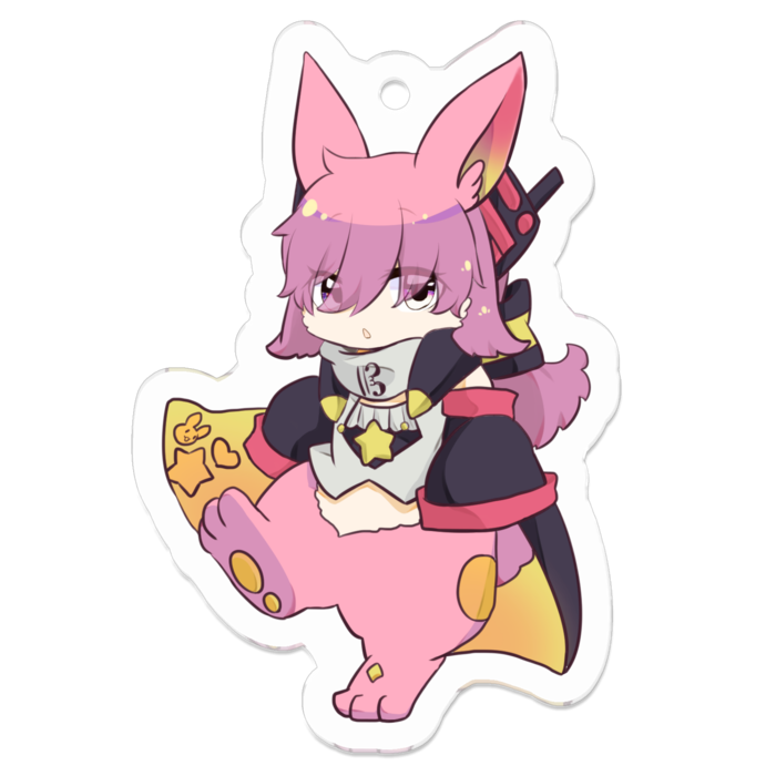 アクリルキーホルダー - 50 x 50 (mm)