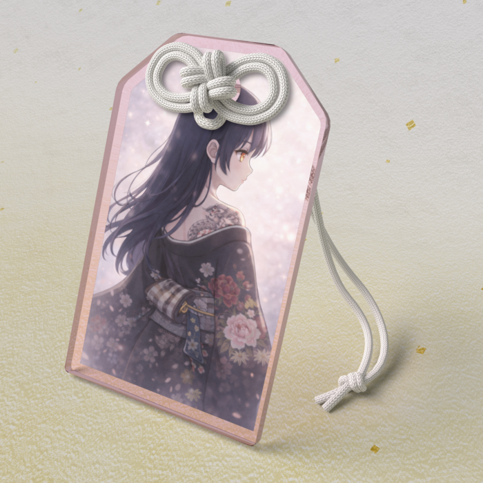 アクリルお守り - 50 × 80mm