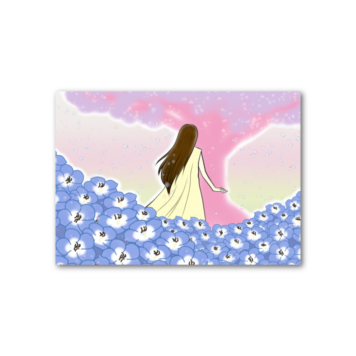 フォト風カード - 横 - 片面