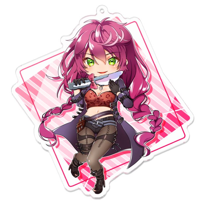 アクリルキーホルダー - 100 x 100 (mm)