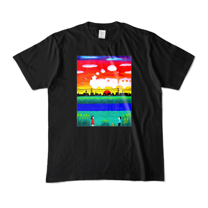 カラーTシャツ - M - ブラック (濃色)