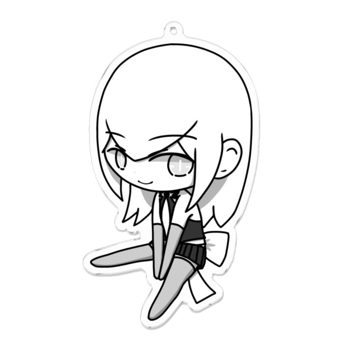 アクリルキーホルダー - 100 x 100 (mm)