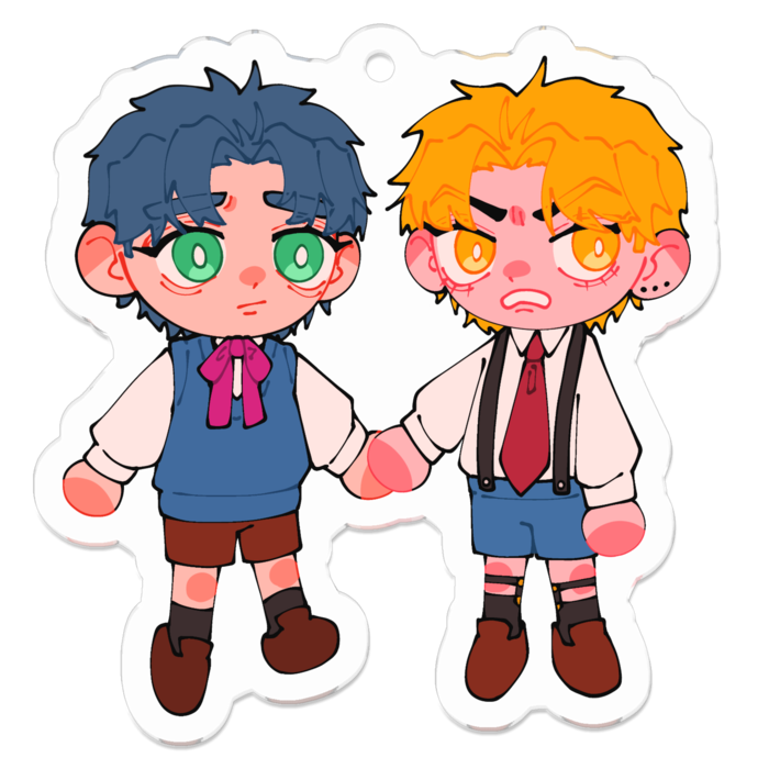 アクリルキーホルダー（コーティング） - 50 x 50 (mm)